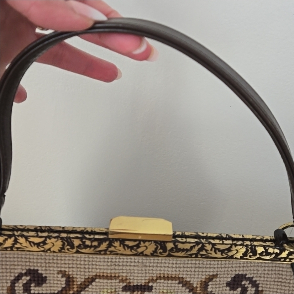Vintage Petit Point Needlework Purse - Picture 3 of 10